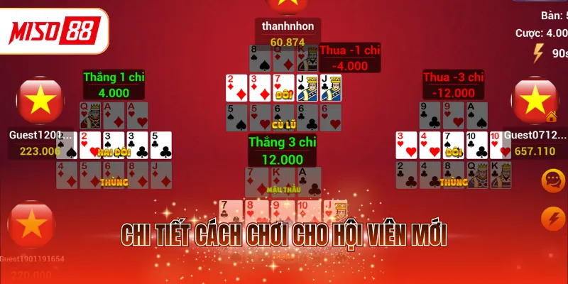 Chi tiết cách chơi cho hội viên mới