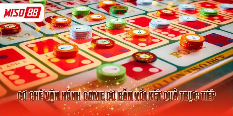 Cơ chế vận hành game cơ bản với kết quả trực tiếp