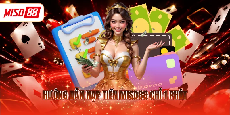 Hướng dẫn nạp tiền MISO88 chỉ 1 phút