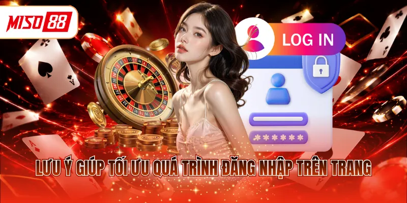 Lưu ý giúp tối ưu quá trình đăng nhập trên trang