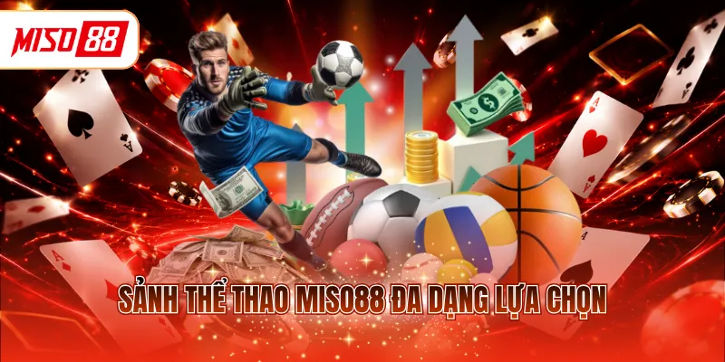 Sảnh thể thao MISO88 đa dạng lựa chọn